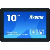 iiyama ProLite TW1023ASC-B1P - LED-Monitor - 25.5 cm (10.1) - feststehend - Touchscreen - 1280 x 800 - IPS - 450 cd/m² - 1000:1 - 25 ms - HDMI - Lautsprecher - Schwarz, Matte
