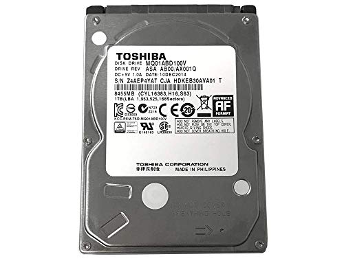 Toshiba Festplatte (1 TB, 5.400 U/min, 8 MB Cache, SATA 3,0 GB/s, 6,35 cm / 2,5 Zoll) PS3 / PS4