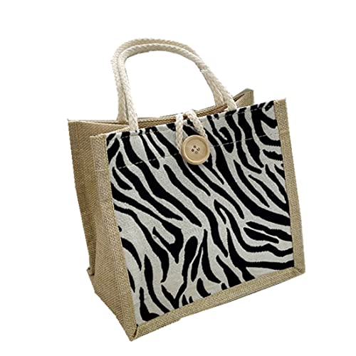Damen Mode Canvas Tragetasche Personalisierte Geschenktasche Casual bedruckte Grafik Einkaufstasche, weiß, Einheitsgröße, Canvas & Beach Tote Bag