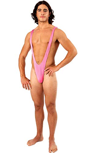 ORION COSTUMES Herren Borat Badehose Mankini (Pink) Karneval Fasching Verkleidung Kostüm