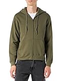 Fruit Of The Loom Herren Premium Kapuzen Sweater Jacke, Grün (Green), Gr. XL