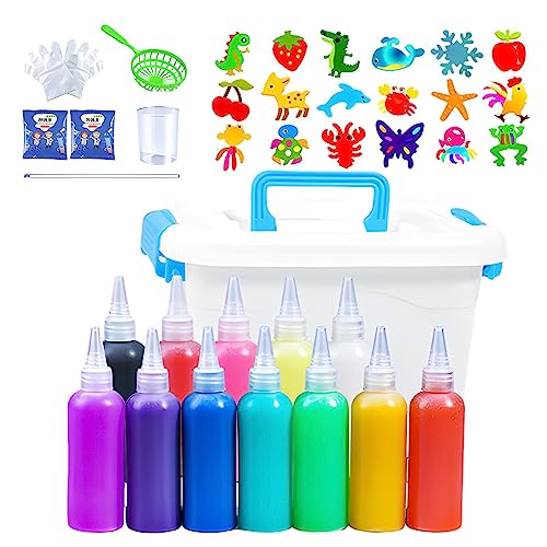 Creative 3D Magics Gels Mold Kit | Water Elf Beads for Animal Kit,Water Beads Elves Toy,Magics Water Children's Toy,Fantastic Colorful Water Gels Toy Figures,Colorful Toy Figures for Boys and Girls