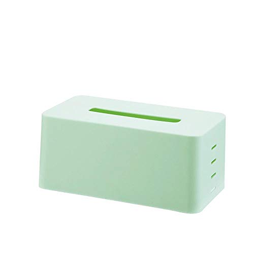 ZXGQF Tissue Box Kunststoff Lift Einstellbar Schritt-Typ Papierhandtuchhalter Für Zuhause BüroAuto Dekoration Hotelzimmer Tissue Box Halter, Grün
