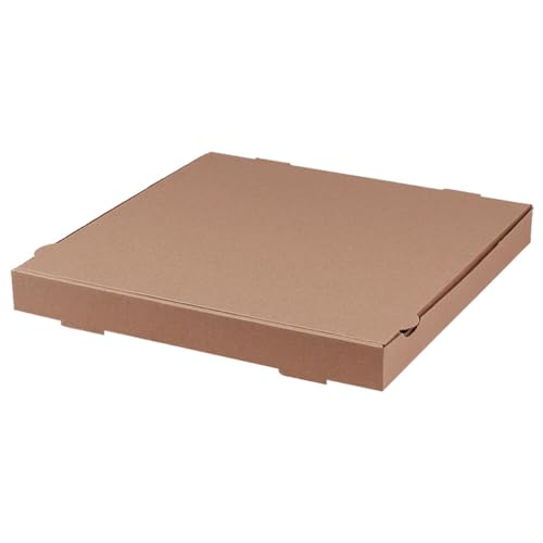 Pizzakarton braun Kraftpapier unbedruckt 36 x 36 x 4,2 cm, 100 Stück