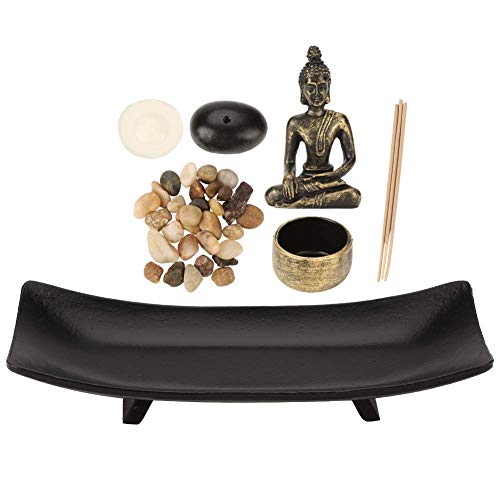 1set Zen Buddhismus Kerzenhalter Weihrauch Brennerhalter Feng Shui Ornament Einrichtungsgegenstände für die Inneneinrichtung