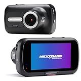 Nextbase® 322GW Dashcam, Full HD 1080p bei 60 FPS, 2,5 Zoll Touchscreen, 140° Weitwinkel, SOS–Notruffunktion, G-Sensor, GPS, Bluetooth 4.2, intelligenter Parkmodus, Quick - WiFi