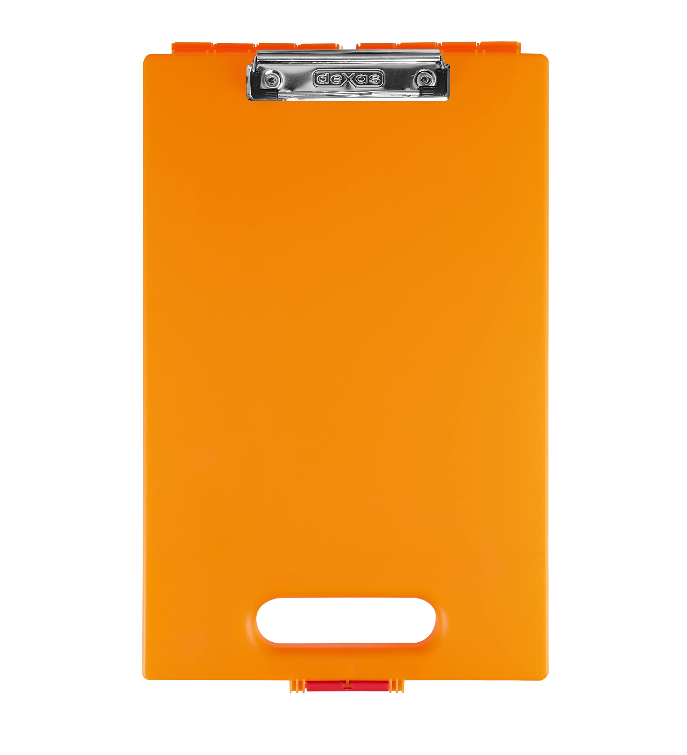 Dexas Büro-Klemmbrett mit Clipcase, naturfarben Orange