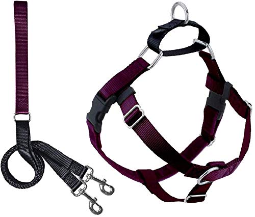 2 Hounds Design 818557022563 No-Pull Dog Harness with LeashXX-Large (1 Zoll Wide) XXLBurgundy
