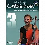 CELLOSCHULE 3 - arrangiert für Violoncello - mit CD [Noten/Sheetmusic] Komponist : KOEPPEN GABRIEL