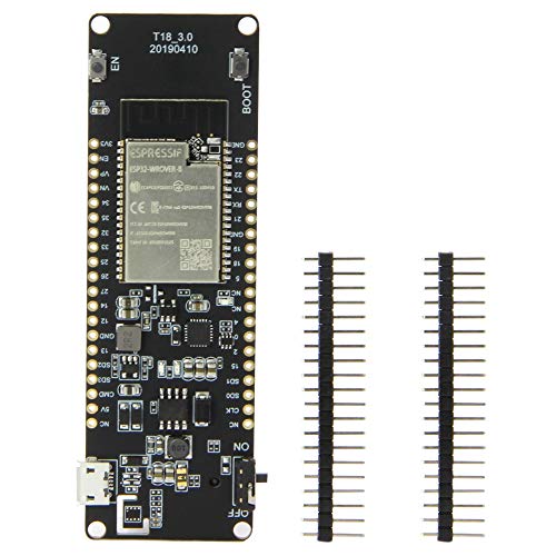 DollaTek ESP32 8 MByte PSRAM WiFi Bluetooth-Modul ESP32-WROVER-B-Entwicklungsboard Geeignet für 18650-Batterie