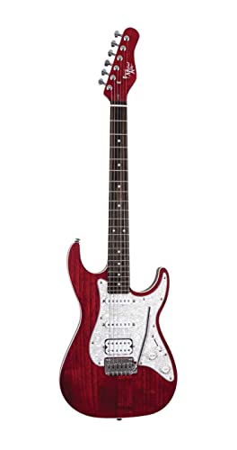 Michael Kelly: 63OP Electric Guitar - Trans Red-ELECTRIC GUITAR