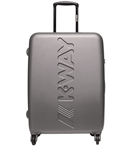 K-Way K-AIR MEDIUM TROLLEY 8AKK1G02 4 Räder starr, Grau Metallic, 64,5x46x26 cm., reisetrolley