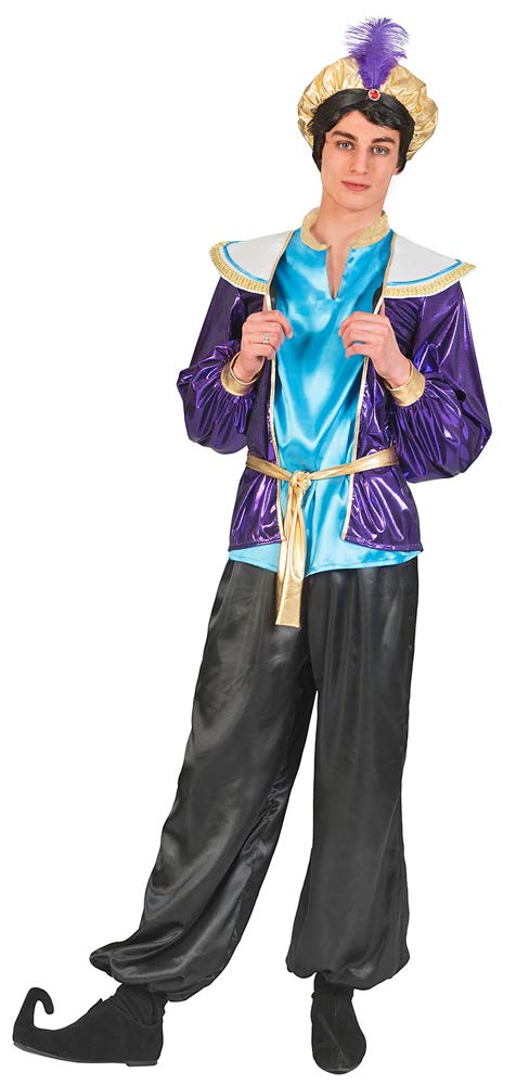 Das Kostümland Orient Prinz Sultan Munadin Kostüm für Herren - Gr. 56/58