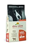 Almo Nature Holistic Adult Dog Maintenance Medium mit Frischem Lamm - Komplett Trockenfutter für ausgewachsene Hunde -mittelgrosser Rassen - 12kg