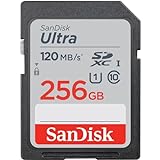 SanDisk Ultra 256GB SDXC Memory Card, Up to 120 MB/s, Class 10, UHS-I, V10