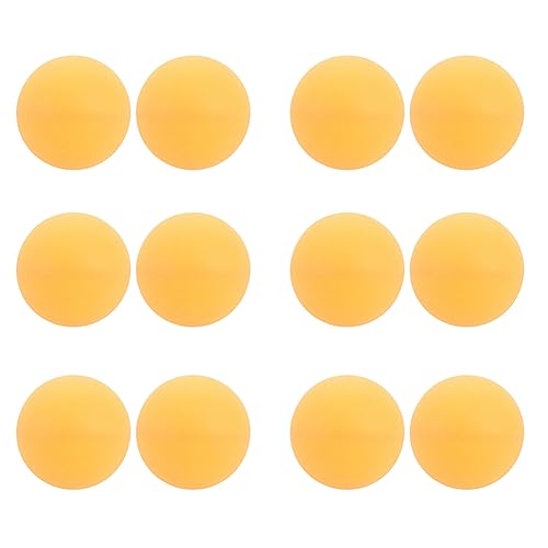 ailill 500 Stück 40 mm Tischtennis-Trainingsbälle, Tischtennisbälle, Gelb/Weiß Zufällig