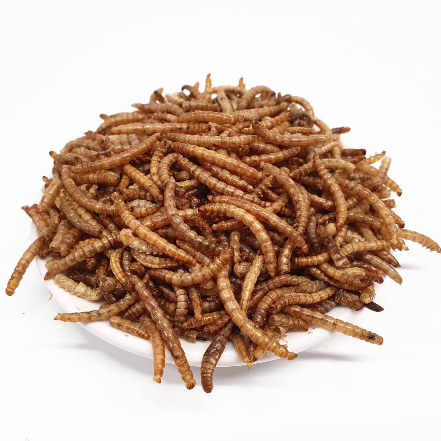 SUPRAVIT Mehlwürmer getrocknet 10kg (entspricht 65 Liter) getrocknete Mehlwürmer für Hühner, Wildvögel, Igel, Nager & Reptilien als Vogelfutter & Igelfutter