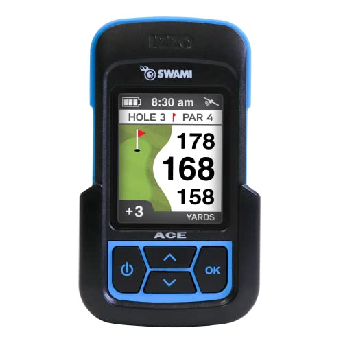 Izzo Golf Swami Ace Handheld-Golf-GPS-Entfernungsmesser, Blau
