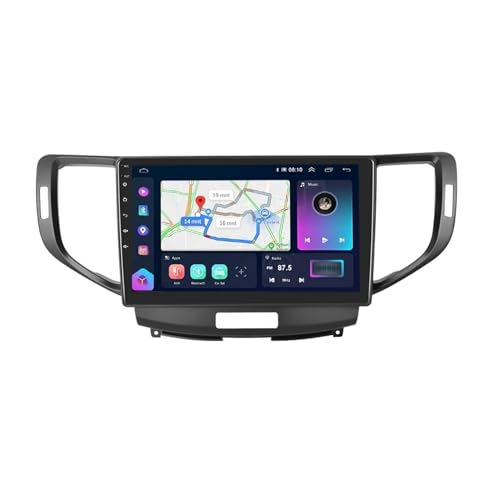 9 Zoll Android 12 HD Doppel DIN Radio Für Honda Spirior Accord 8 2008-2012 Mit GPS Navigation Wireless Carplay Und Android Auto Unterstützt Bluetooths Mit Mirror Link Rückfahrkamera ( Color : S100 2+3