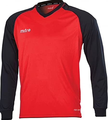 Mitre Herren 's Cabrio Fußball Match Day Shirt S Scarlet/Black