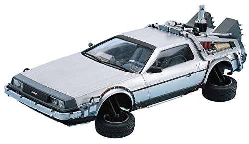 DeLorean DMC 12 Back to the Future 2 in 1:24 Model Kit Bausatz Aoshima 011867