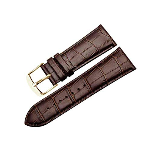 Echtes Lederband 24mm/26mm/28mm/30mm mit Dornschliesse für Herren Uhren Zubehör, 26mm