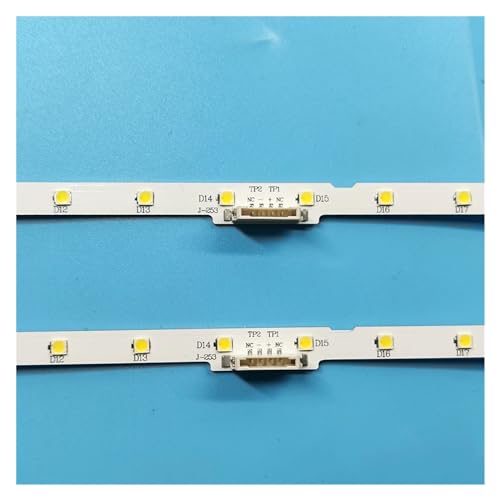 Gerrit LED-Hintergrundbeleuchtung for 43-Zoll-Fernseher UE43NU7170U UE43NU7400 UE43NU7100U A.-OT_43_NU7100F_2X28_3030C BN44-00947A UE43NU7120U 28 LEDs (Color : 2lot 4pcs)