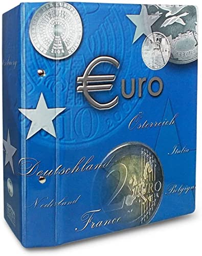 SAFE 7822-B4 2 Euro Münzen 2021-2022 TOPset Sammelalbum Aller EU Länder | Münzsammelalbum für Ihre Coin Collection | inkl. Albumblättern Nr. 7854 mit Patentvorrichtung
