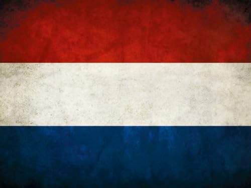 mrdeco Metall Schild 30x40cm gewölbt Flagge Niederlande Holland Fahne Blechschild
