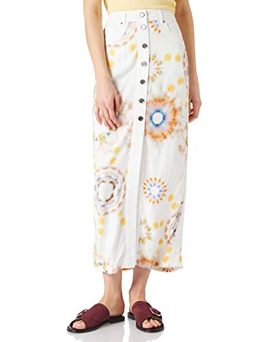 Desigual Womens FAL_Sunny Day Skirt, White, 46