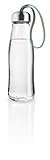 EVA SOLO | Glass Drinking Bottle 0.5l | Borosilicate Glass, Stainless Steel, Silicone, Polyester | Fadded Green