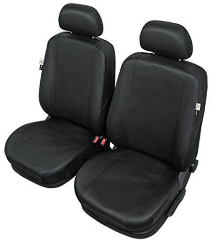 ZentimeX Z705645 Sitzbezüge Vordersitze Kunstleder schwarz Airbag-Kompatibel