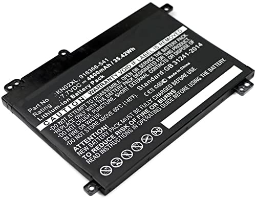 MicroBattery Laptop Battery for HP 35.42Wh Li-ion 7.7V 4600mAh, MBXHP-BA0142 (35.42Wh Li-ion 7.7V 4600mAh Black, Pavilion 11M, Pavilion 11M-AD000, Pavilion 11M-AD013DX)