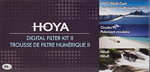 Hoya Digital Filter Kit (49mm, inkl Cirkular Polfilter/ND-Filter (NDx8)/HMC-C, UV-Filter)