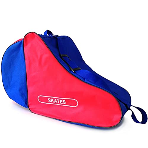 HUSHUI Tragbare Rollschuh-Tasche, Schlittschuh-Tasche, Schlittschuh-Tasche für Kinder und Erwachsene, Atmungsaktive Eislauf-Tasche Inline-Schlittschuh-Tasche mit verstellbarem Shoudler-Gurt
