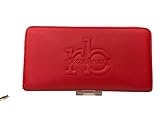 ROCCO BAROCCO Damen-Geldbörse mit Reißverschluss - Lady Wallet WTIH Reißverschluss 19 x 11 Rot, rot, cm: altezza 11, larghezza 19, spessore 2, Casual