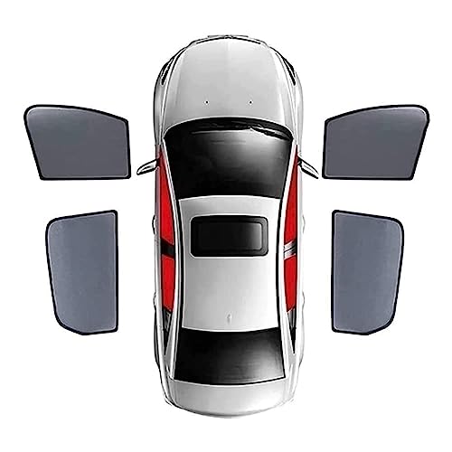 für Mercedes Benz Brabus GLS 2016-2019 Auto Seitenfenster Sonnenschutz Magnetischer Seitenscheibe Sonnenblenden UV Schutz.,C-4pcs
