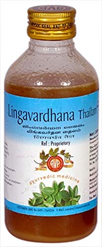AVP Lingavardhana Thailam Oil Ayurvedic Herbal Massage Oil (Huite de massage aux plantes)