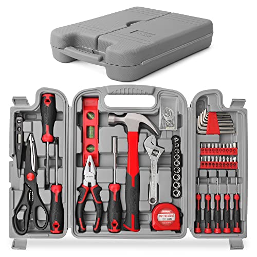 Hi-Spec 53-teiliges Werkzeugset Set. Allgemeine DIY-Reparatur- und Wartungshandwerkzeuge für Haus und Garage. Komplett in einer Aufbewahrungsbox