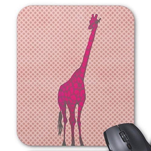 (Maus - Pads) mit Langen Rosa Giraffe Punkte - Mousepad (in Drei Größen)