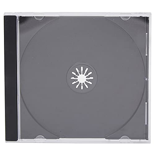 CD/DVD Jewel 10,4 mm Hüllen für 1 Disc mit schwarzem Tray (25 Stück) Marken Dragon Trading®