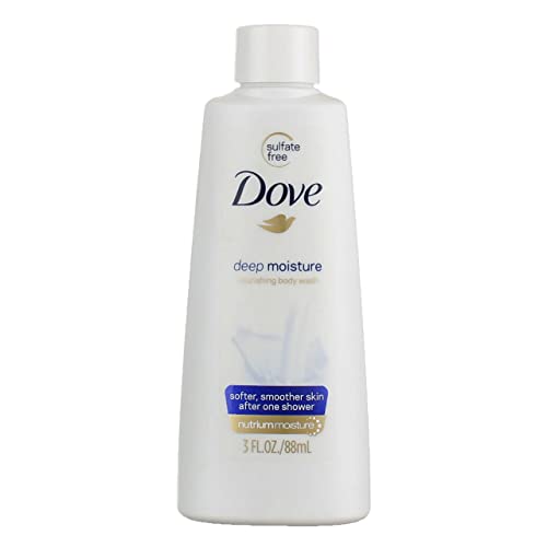 Dove Nutrium Moisture Deep Moisture Body Wash, 3 Ounces (Pack of 12) by Dove