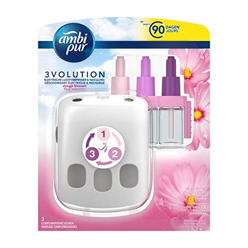 Ambi Pur Starter Set 3volution Device + Nachfüllung Bloesem - 3er Pack (3 x 20ml)