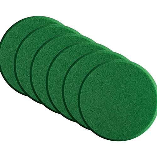 SONAX 6X 04930000 PolierSchwamm grün 160 (medium) StandardPad 1 Stück
