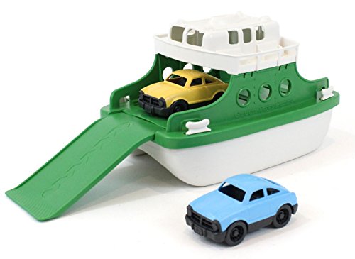 Grün Toys Fähre mit Mini Cars Badewanne Spielzeug