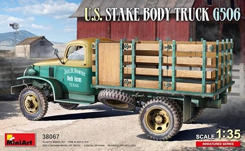 Miniart Leitermontageset, kompatibel mit U.S. Stake Body Truck G506 Kit 1:35 MIN38067