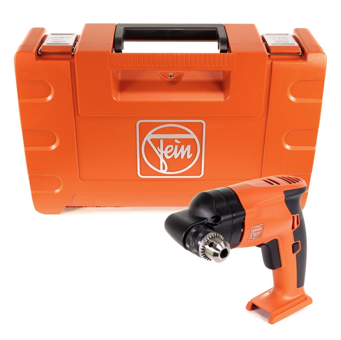 Fein 71050462000 Winkelbohrmaschine AWBP 10 Select | extrem Kleiner Akku-Winkelbohrer für Arbeiten an schwer zugänglichen Stellen, 90 W, 18 V, Orange