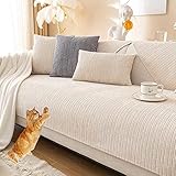 Sofabezüge 1 2 3 4 Sitzer Wasserdicht Sofabezug, L Form Sofaüberwurf,Ecksofa Pets Dog Couch Überzug Anti-Rutsch Sofa Überwurf (Color : #23, Size : 110x210cm1pc)