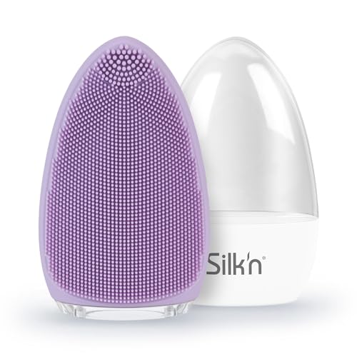 Silk'n Bright - Elektrische Gesichtsbürste - Reinigung und Massage - Silikon - Violett