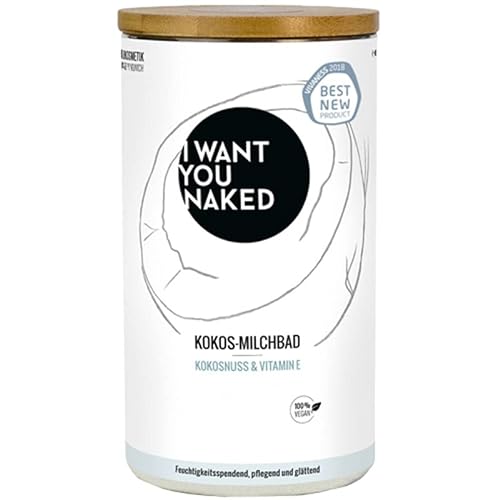 I Want You Naked - Kokos-Milchbad - Kokosnuss & Vitamin E (400g)